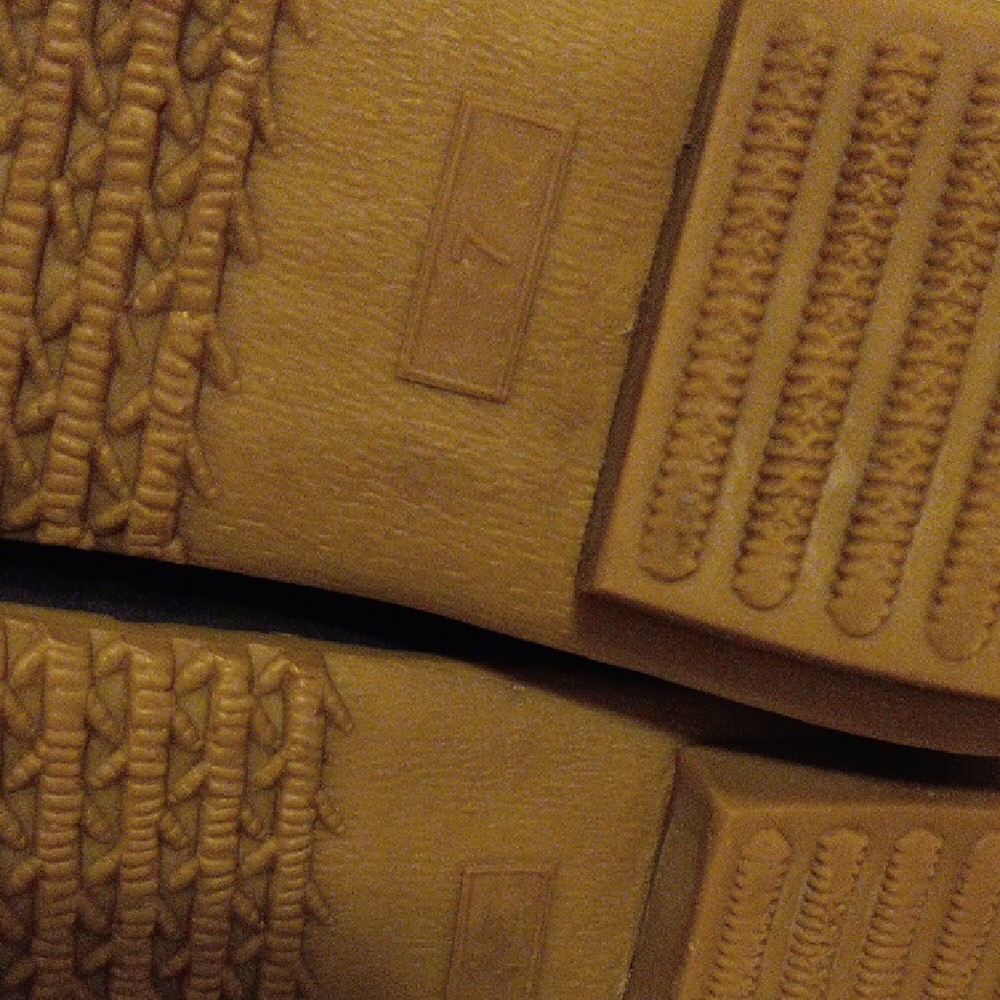 Tory Burch Quilted Boots in Navy and Tan - Picture 5 of 6
